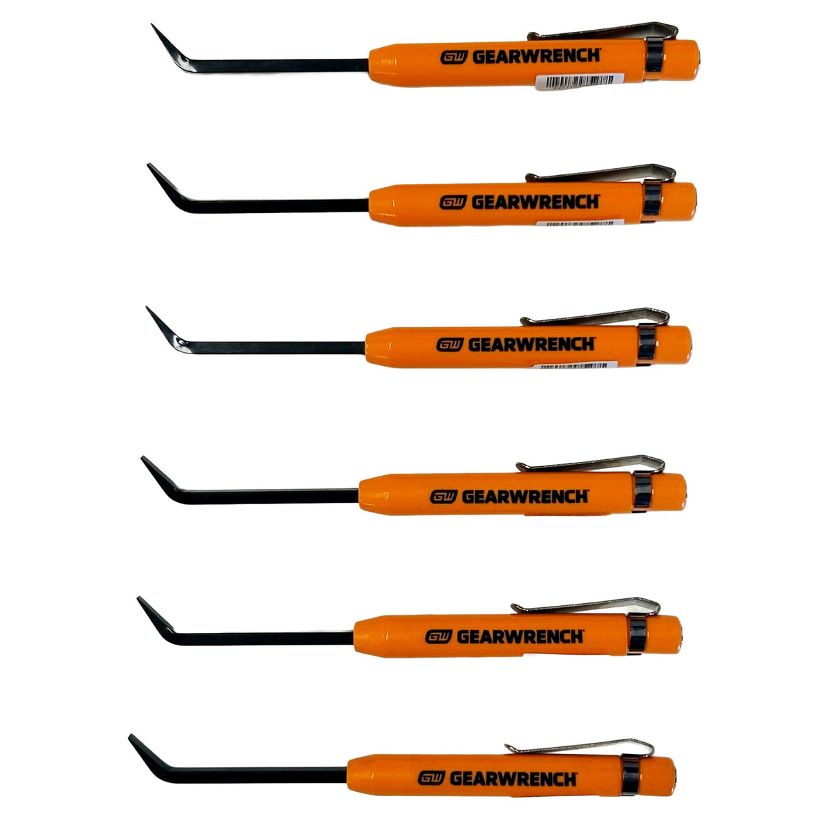 GEARWRENCH 6Pc 50 Degree Angled Mini Pry Bar Set | Accent Tools