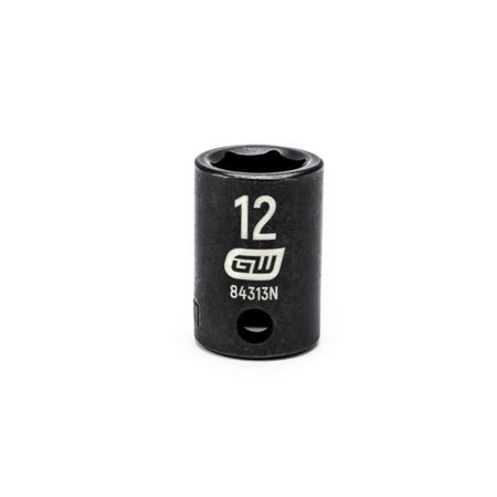 Gearwrench® 12mm 3/8in. Drive 6-Point Metric Deep Impact Socket | Accent Tools