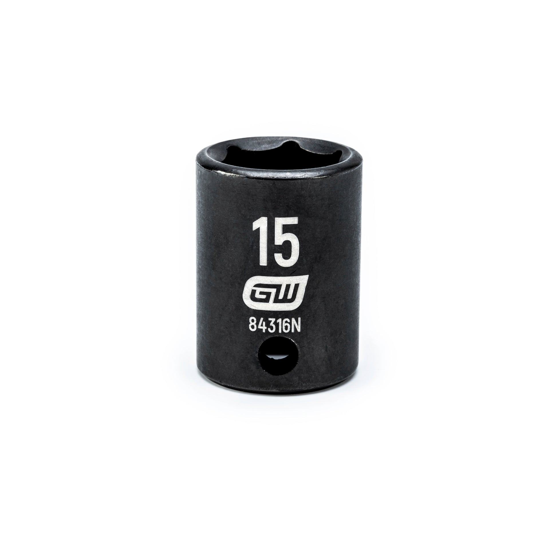 Gearwrench® 15mm 3/8in. Drive 6-Point Standard Impact Socket | Accent Tools