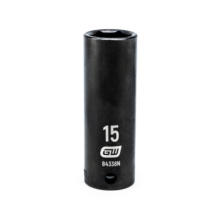 Gearwrench® 15mm 3/8in. Drive 6-Point Metric Deep Impact Socket | Accent Tools