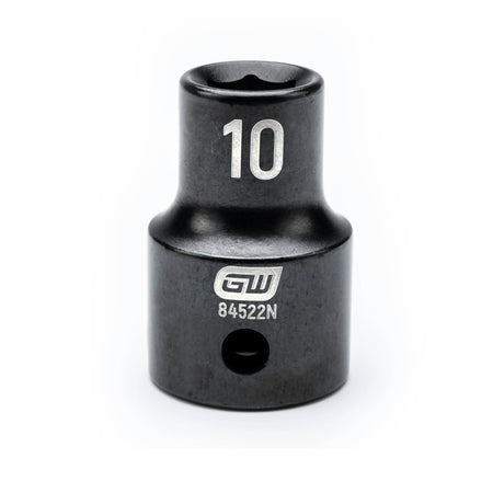 Gearwrench® 10mm 1/2in. Drive 6-Point Metric Standard Impact Socket | Accent Tools