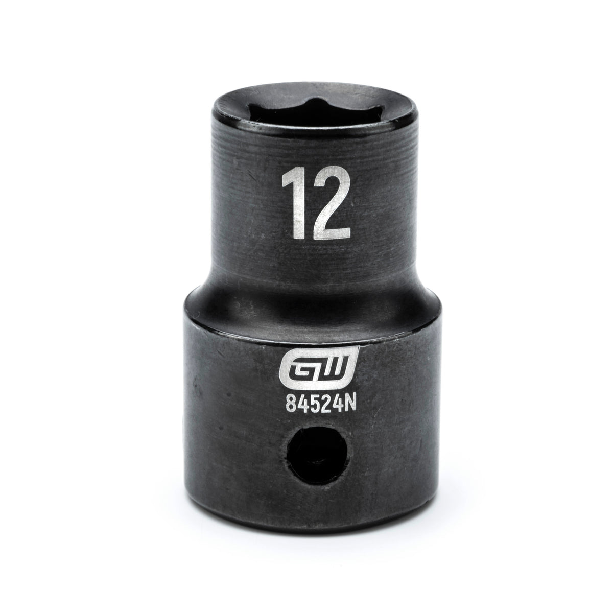 Gearwrench® 12mm 1/2in. Drive 6-Point Metric Standard Impact Socket | Accent Tools