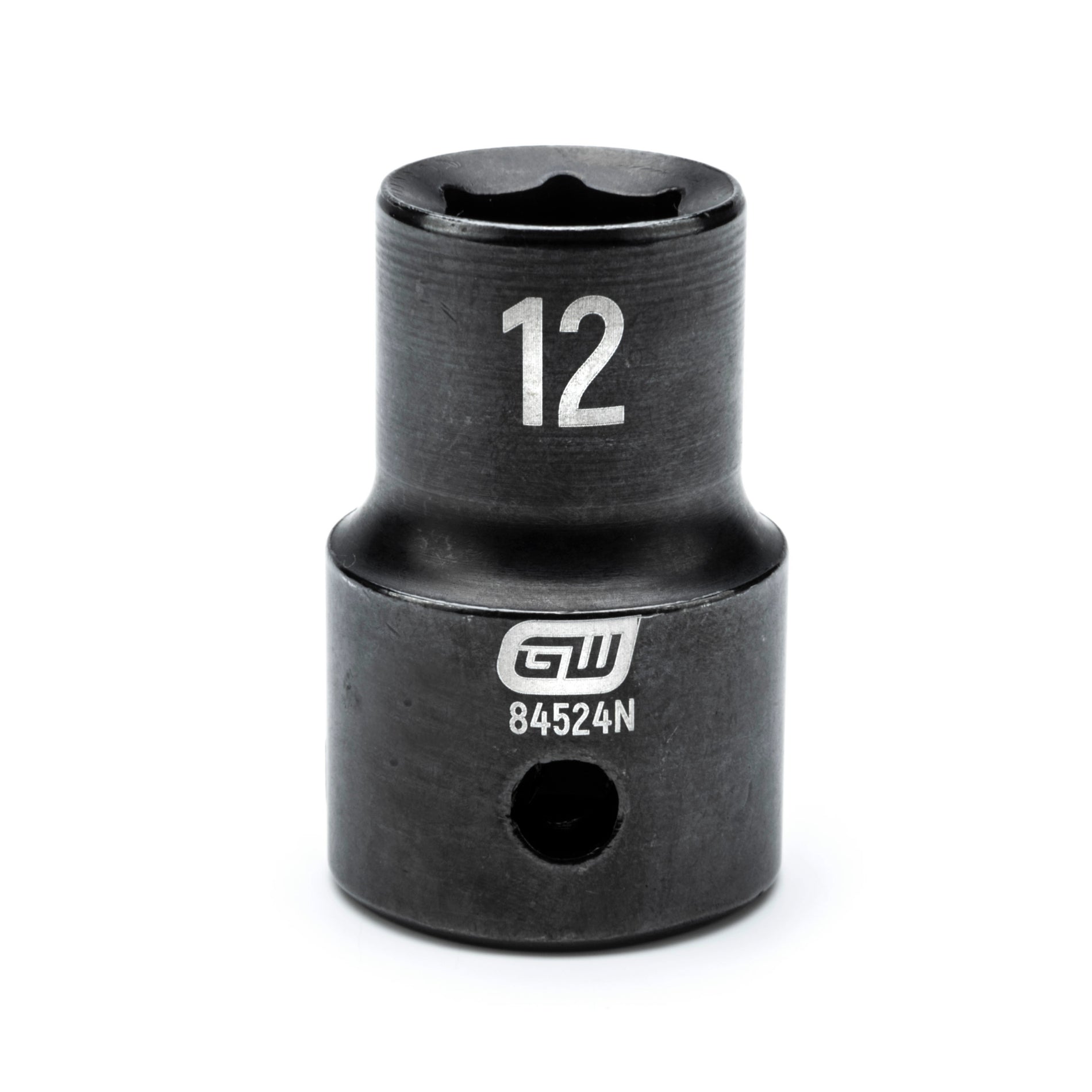 Gearwrench® 12mm 1/2in. Drive 6-Point Metric Standard Impact Socket | Accent Tools