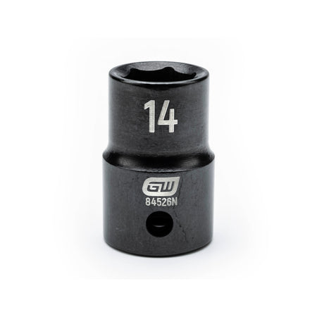 Gearwrench® 14mm 1/2in. Drive 6-Point Metric Standard Impact Socket | Accent Tools