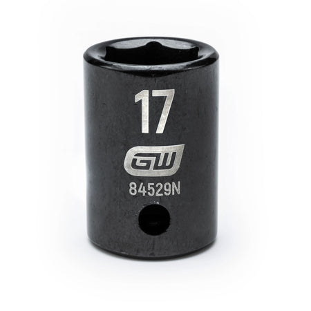 Gearwrench® 17mm 1/2in. Drive 6-Point Metric Standard Impact Socket | Accent Tools