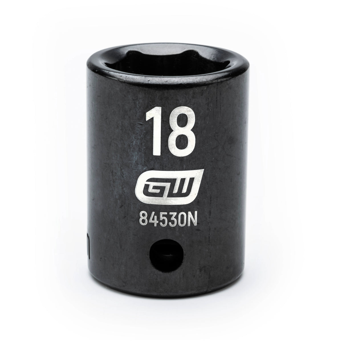 Gearwrench® 18mm 1/2in. Drive 6-Point Metric Standard Impact Socket | Accent Tools