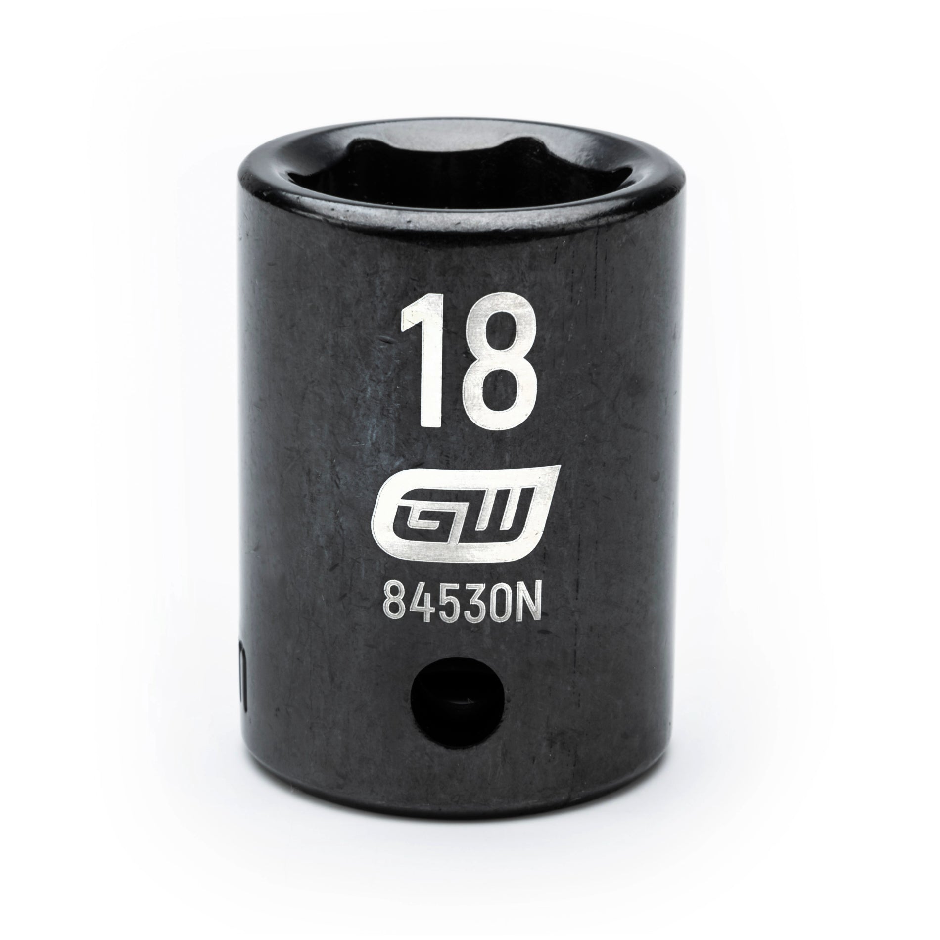 Gearwrench® 18mm 1/2in. Drive 6-Point Metric Standard Impact Socket | Accent Tools