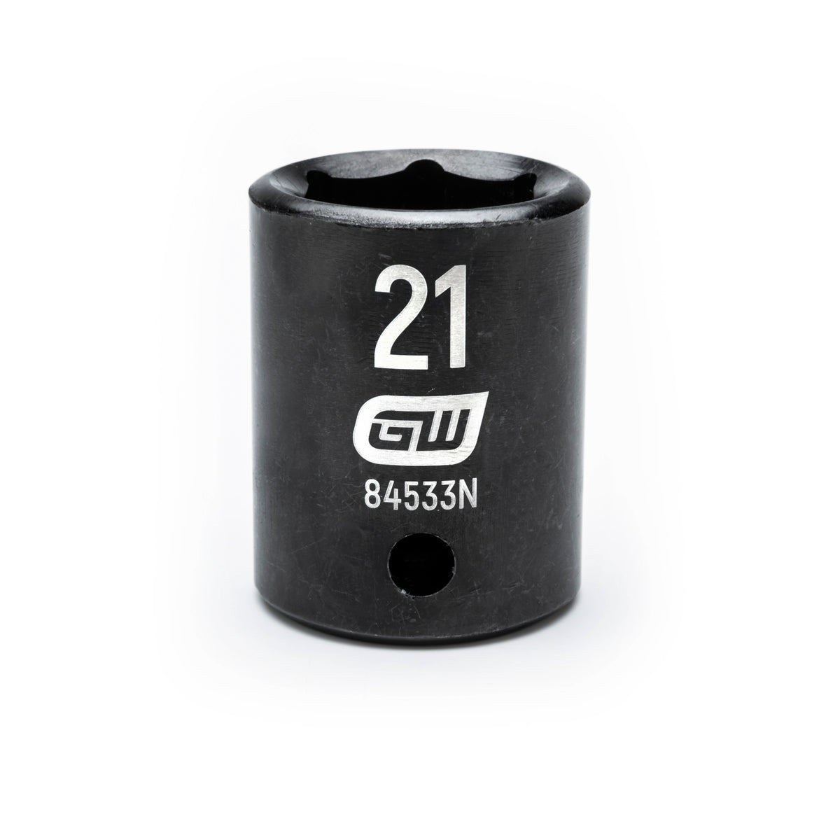 Gearwrench® 21mm 1/2in. Drive 6-Point Metric Standard Impact Socket | Accent Tools