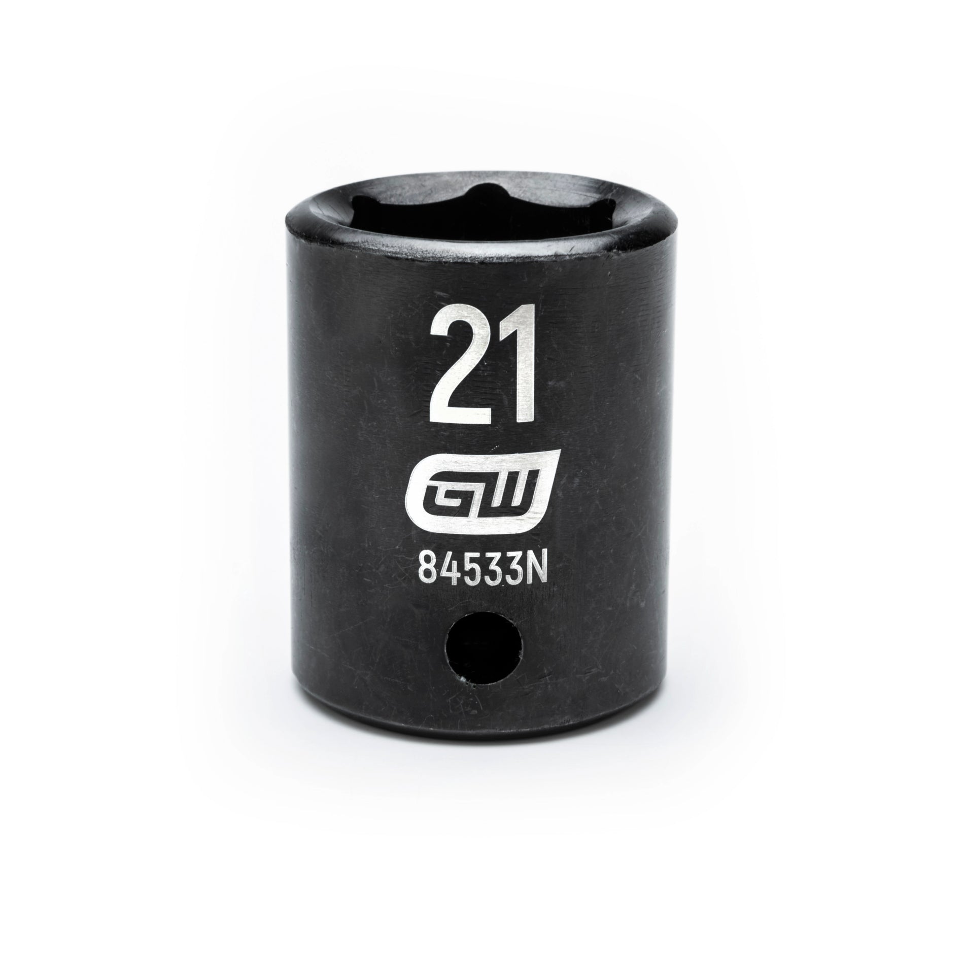 Gearwrench® 21mm 1/2in. Drive 6-Point Metric Standard Impact Socket | Accent Tools