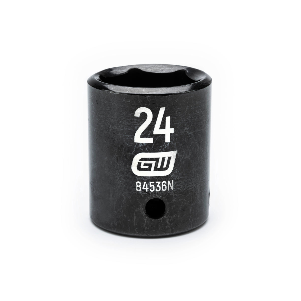 Gearwrench® 24mm 1/2in. Drive 6-Point Metric Standard Impact Socket | Accent Tools
