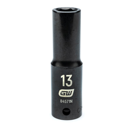 Gearwrench® 13mm 1/2in. Drive 6-Point Metric Deep Impact Socket | Accent Tools