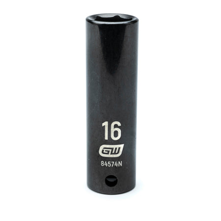 Gearwrench® 16mm 1/2in. Drive 6-Point Metric Deep Impact Socket | Accent Tools