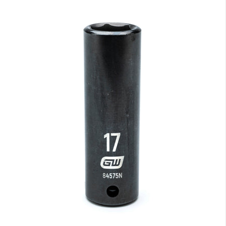 Gearwrench® 17mm 1/2in. Drive 6-Point Metric Deep Impact Socket | Accent Tools