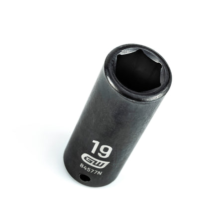 Gearwrench® 19mm 1/2in. Drive 6-Point Metric Deep Impact Socket | Accent Tools
