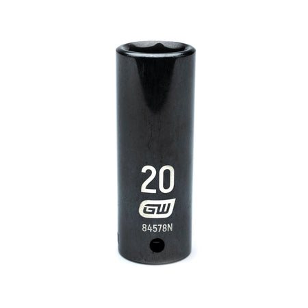 Gearwrench® 20mm 1/2in. Drive 6-Point Metric Deep Impact Socket | Accent Tools