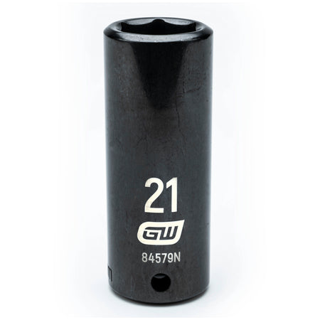 Gearwrench® 21mm 1/2in. Drive 6-Point Metric Deep Impact Socket | Accent Tools