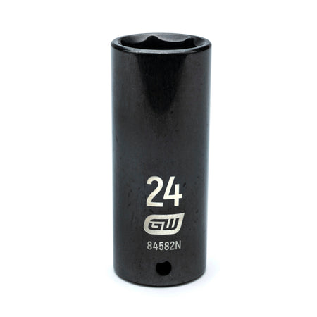 Gearwrench® 24mm 1/2in. Drive 6-Point Metric Deep Impact Socket | Accent Tools