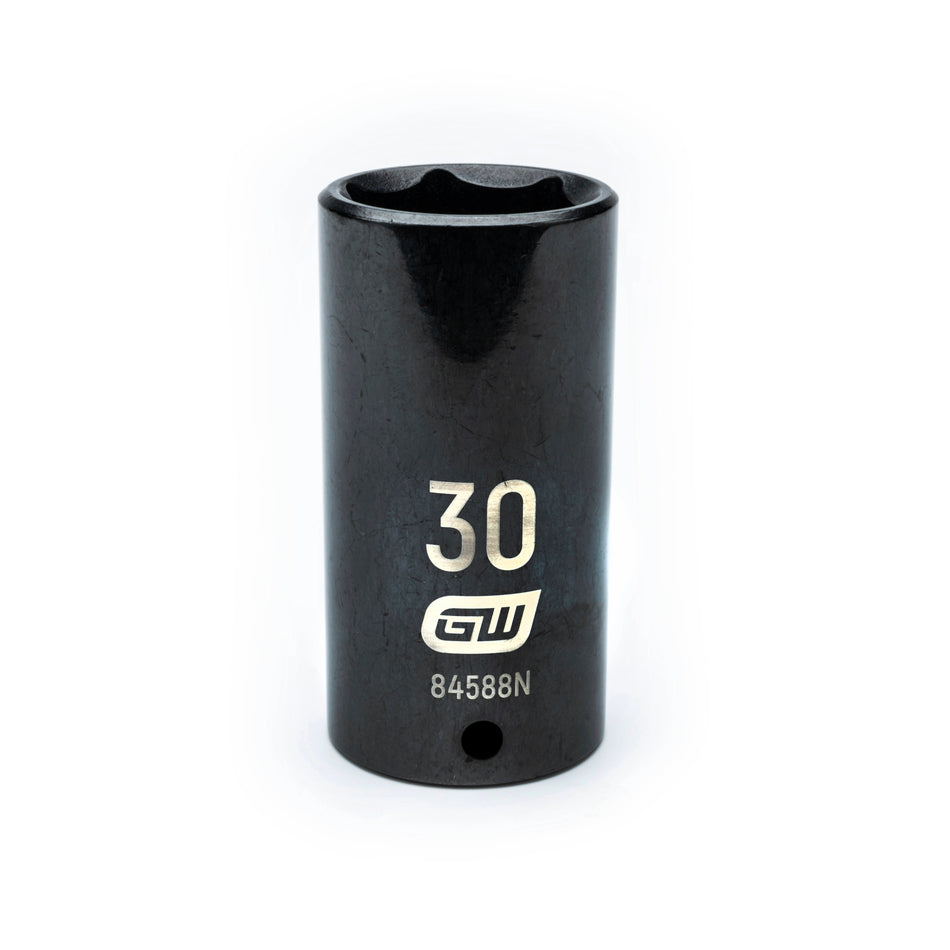 Gearwrench® 30mm 1/2in. Drive 6-Point Metric Deep Impact Socket | Accent Tools