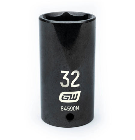 Gearwrench® 32mm 1/2in. Drive 6-Point Metric Deep Impact Socket | Accent Tools