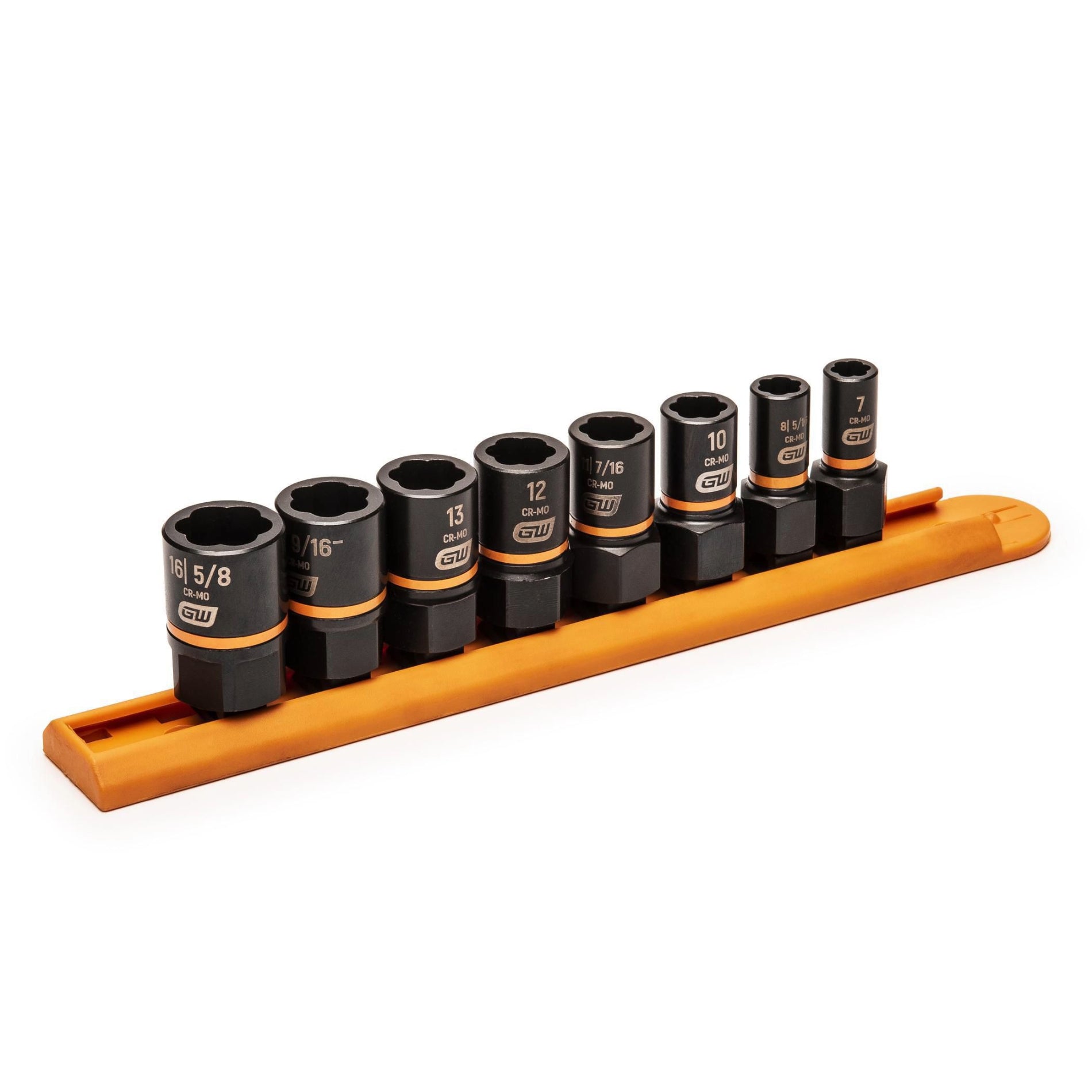 Gearwrench® 8Pc 1/4 & 3/8 in. Drive Bolt Biter Impact Extraction Socket Set | Accent Tools