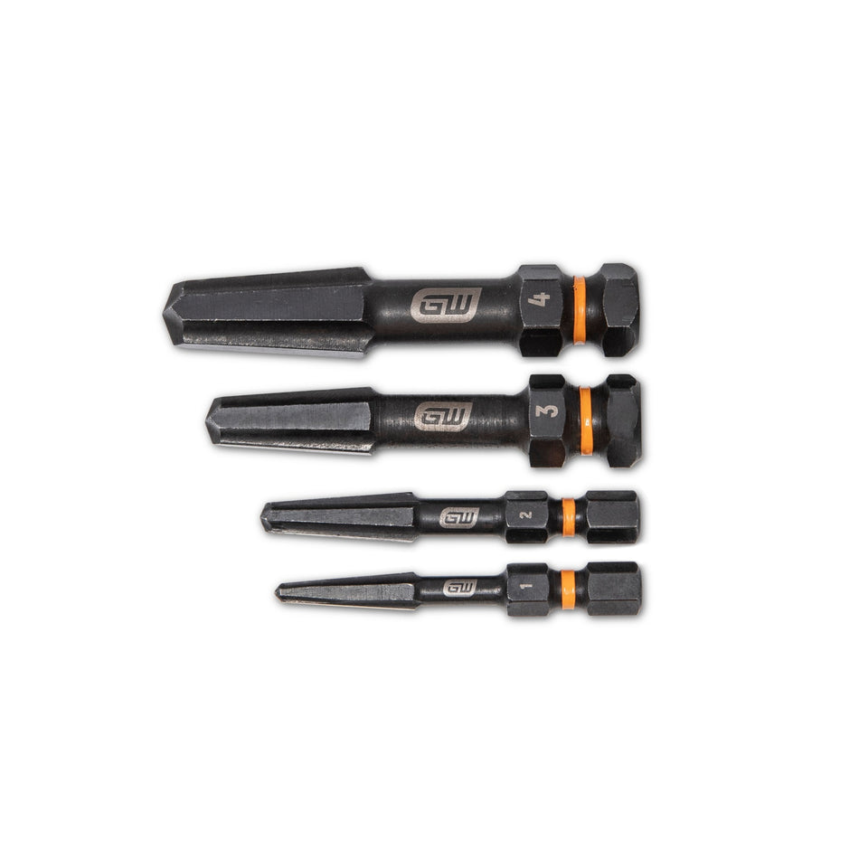 Gearwrench® 4Pc Bolt Biter Screw Extractor Set
