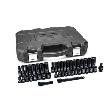 Gearwrench® 44Pc 3/8in. Drive 6 Point Standard & Deep Impact SAE/Metric Socket Set | Accent Tools