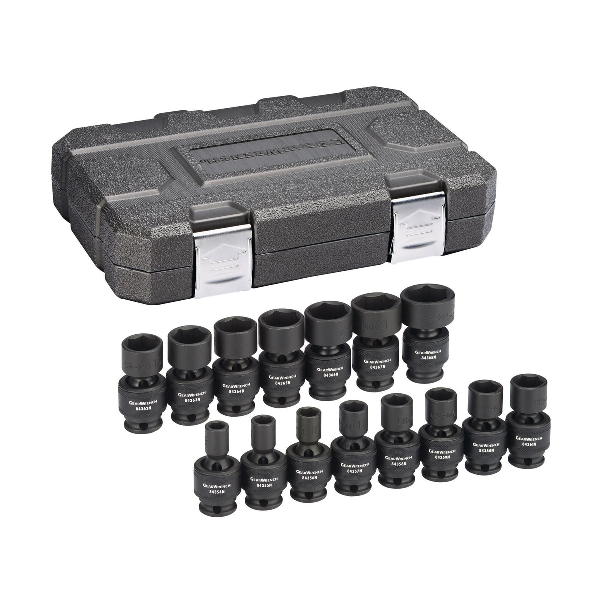 Gearwrench® 15 Pc. 3/8 Drive 6 Point Standard Universal Impact Metric Socket Set | Accent Tools