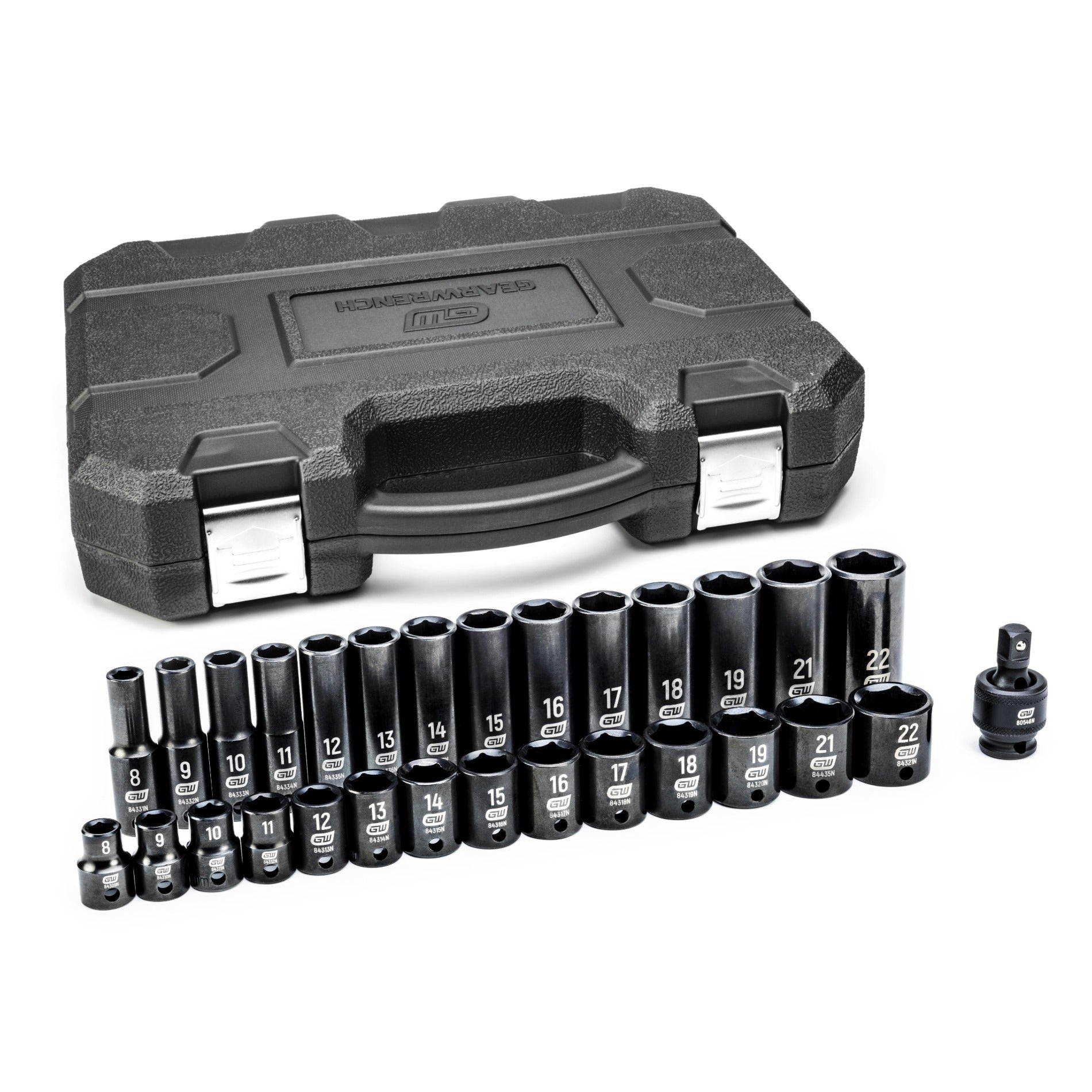Gearwrench® 29 Pc. 3/8 Drive 6 Point Standard & Deep Impact Metric Socket Set | Accent Tools