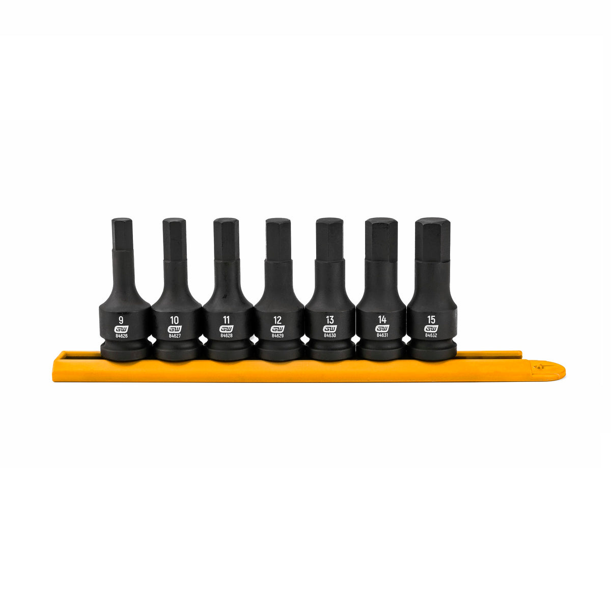 Gearwrench® 7Pc 1/2 r Hex Bit Impact Metric Socket Set | Accent Tools