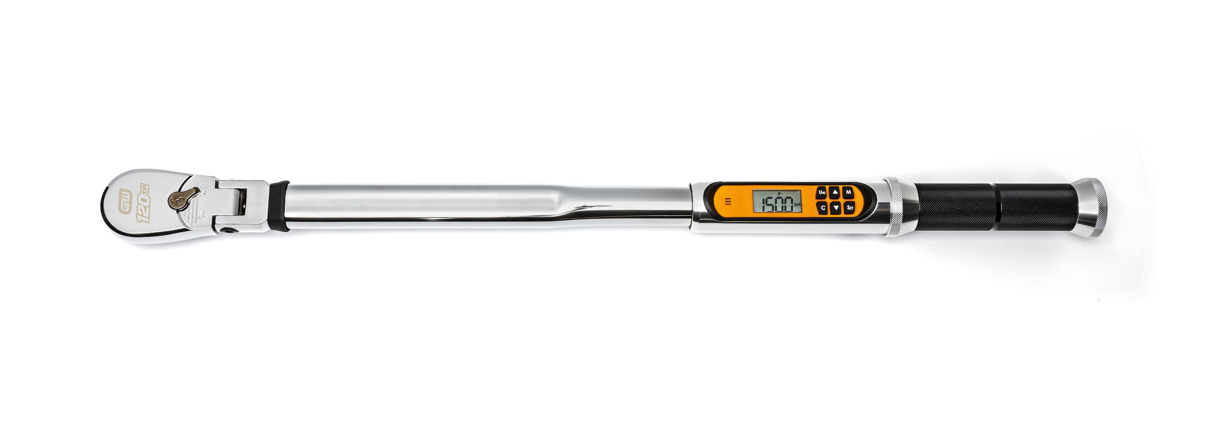 Gearwrench® 1/2 r 120XP Flex Head Electronic Torque Wrench with Angle | Accent Tools