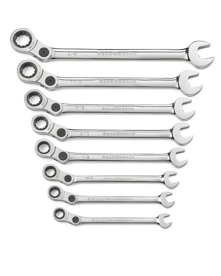 Gearwrench® 8 Pc. 12 Point Indexing Combination SAE Wrench Set | Accent Tools