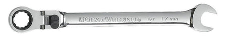 Gearwrench® 17mm 12 Point XL Locking Flex Head Ratcheting Combination Wrench | Accent Tools