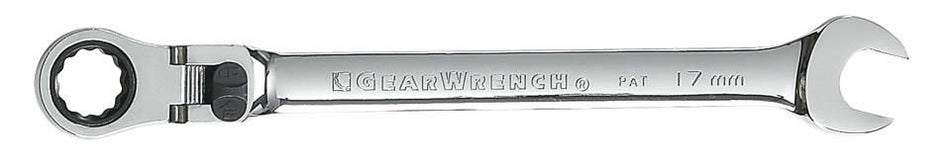 Gearwrench® 17mm 12 Point XL Locking Flex Head Ratcheting Combination Wrench | Accent Tools
