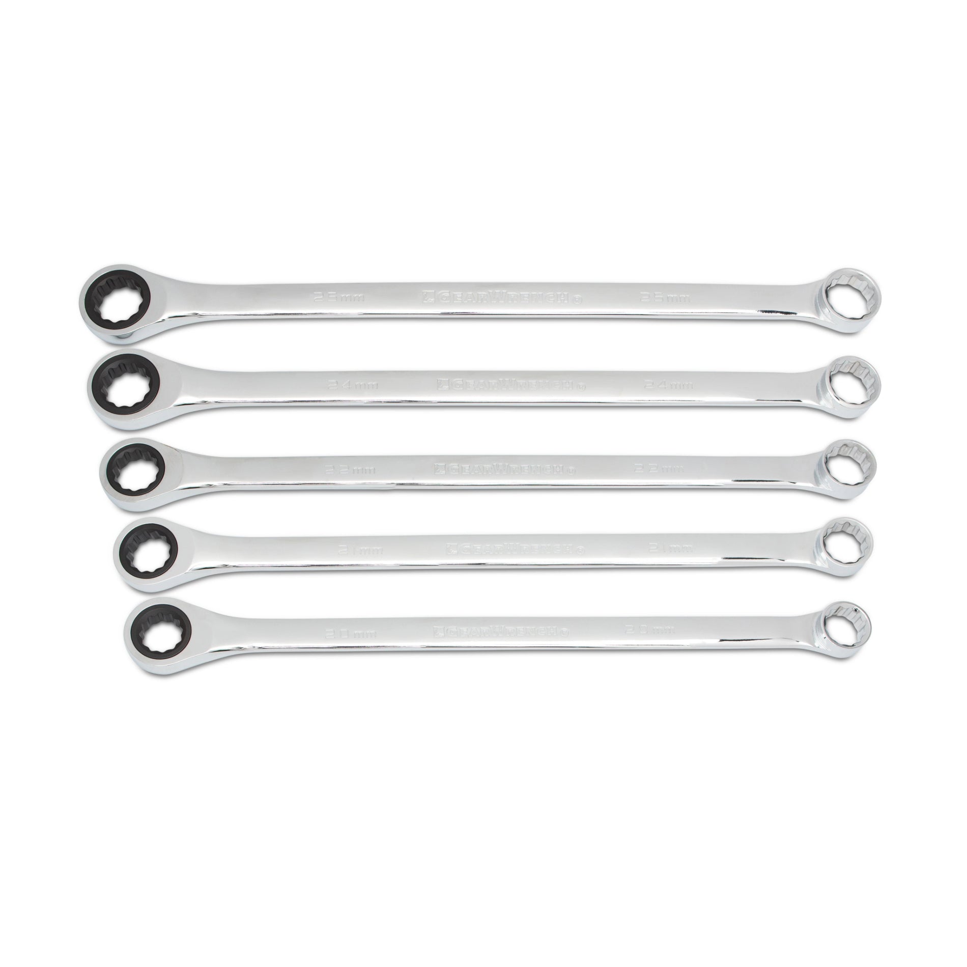 Gearwrench® 5Pc 72-Tooth 12-Point Metric XL GearBox Double Box Ratcheting Wrench Add-On Set | Accent Tools