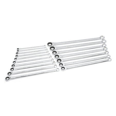 Gearwrench® 17Pc 72-Tooth 12 Point XL GearBox Double Box Ratcheting Metric Wrench Set | Accent Tools