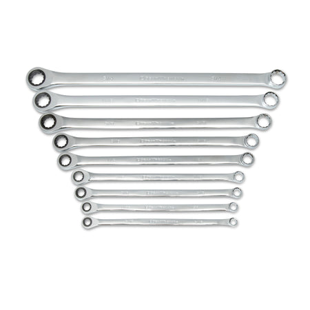 Gearwrench® 9Pc 72-Tooth 12-Point SAE XL GearBox Double Box Ratcheting Wrench Set | Accent Tools