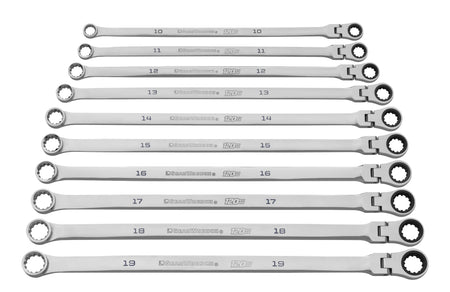 Gearwrench® 10Pc 120XP Universal Spline XL Flex Head GearBox Ratcheting Metric Wrench Set | Accent Tools