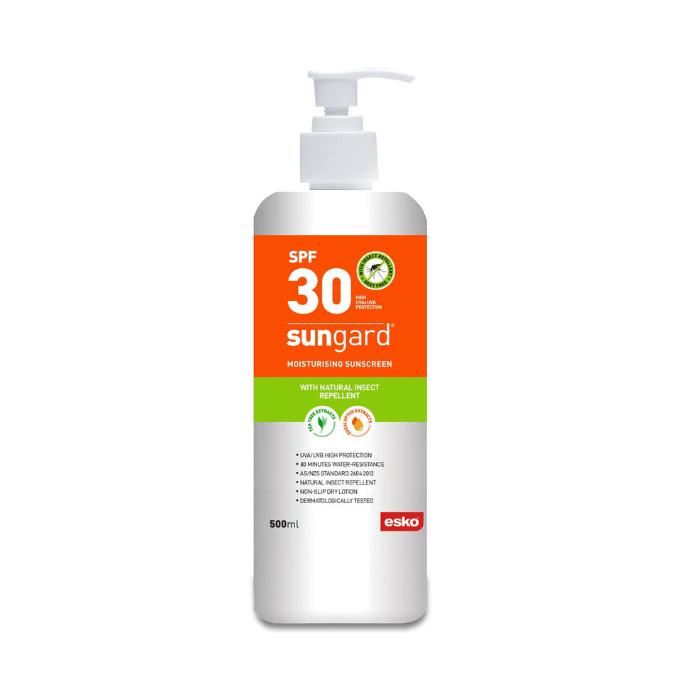 SunGard SPF30 Sunscreen with Insect Repellent, 500ml Pump Bottle