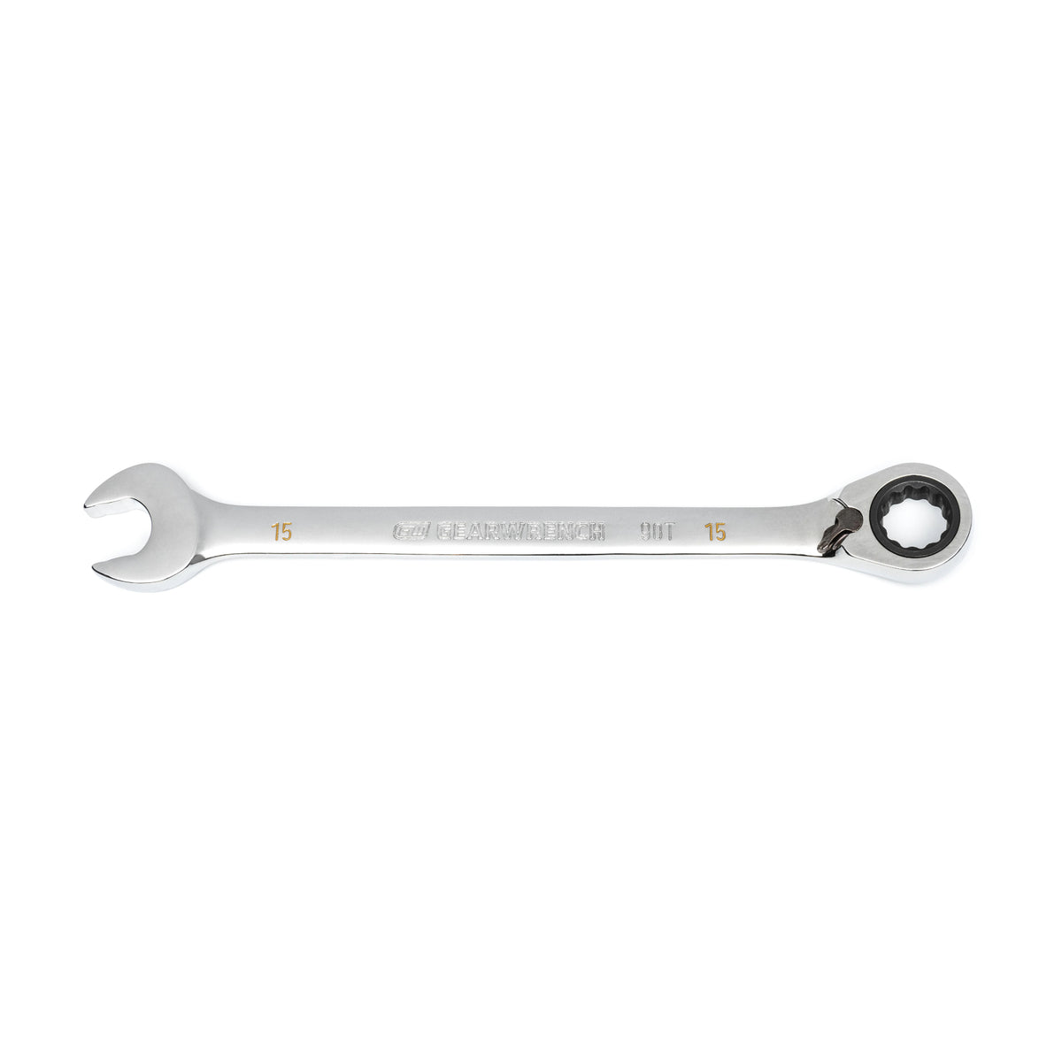 Gearwrench® 15mm 90-Tooth 12-Point Reversible Ratcheting Wrench | Accent Tools