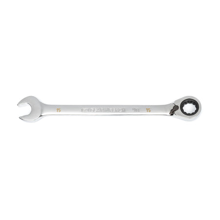 Gearwrench® 15mm 90-Tooth 12-Point Reversible Ratcheting Wrench | Accent Tools