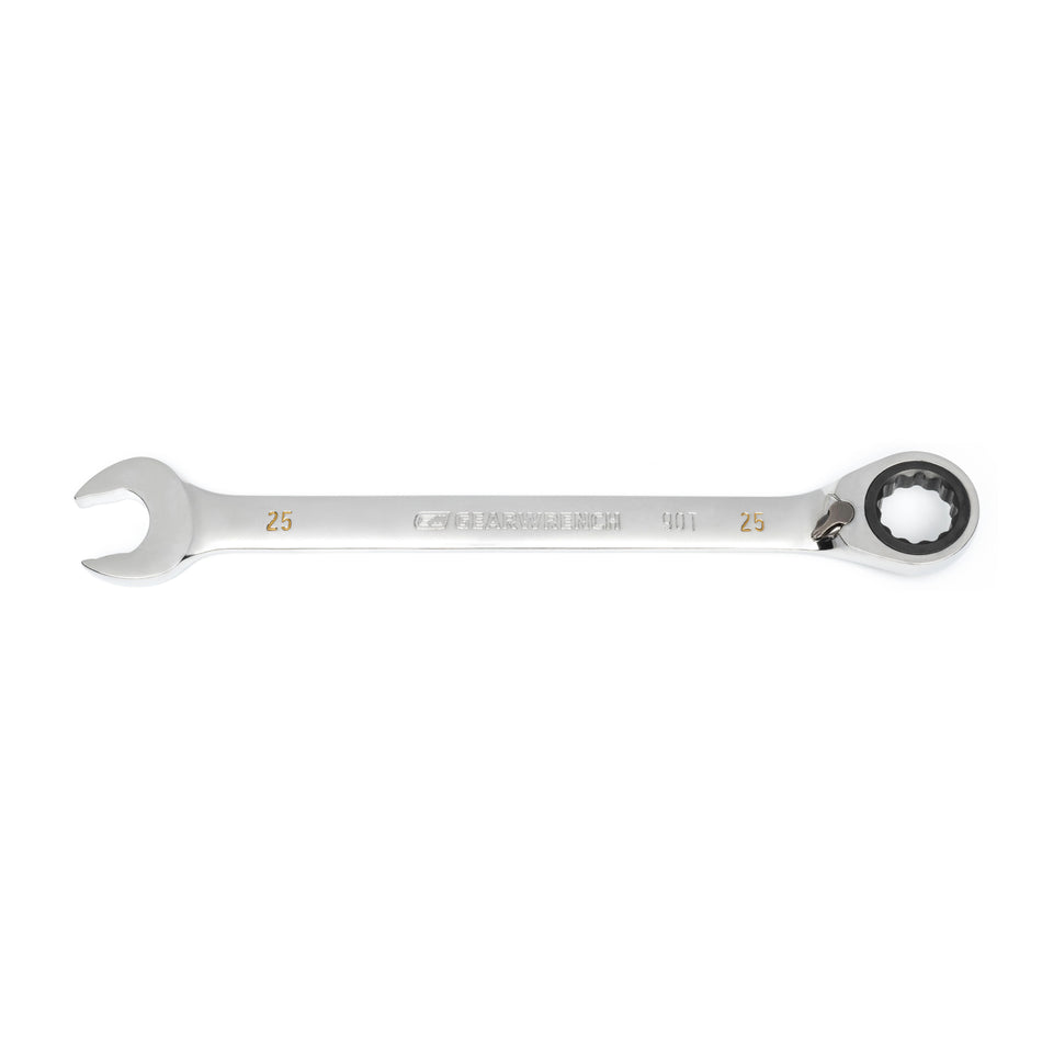 Gearwrench® 25mm 90-Tooth 12-Point Reversible Ratcheting Wrench | Accent Tools