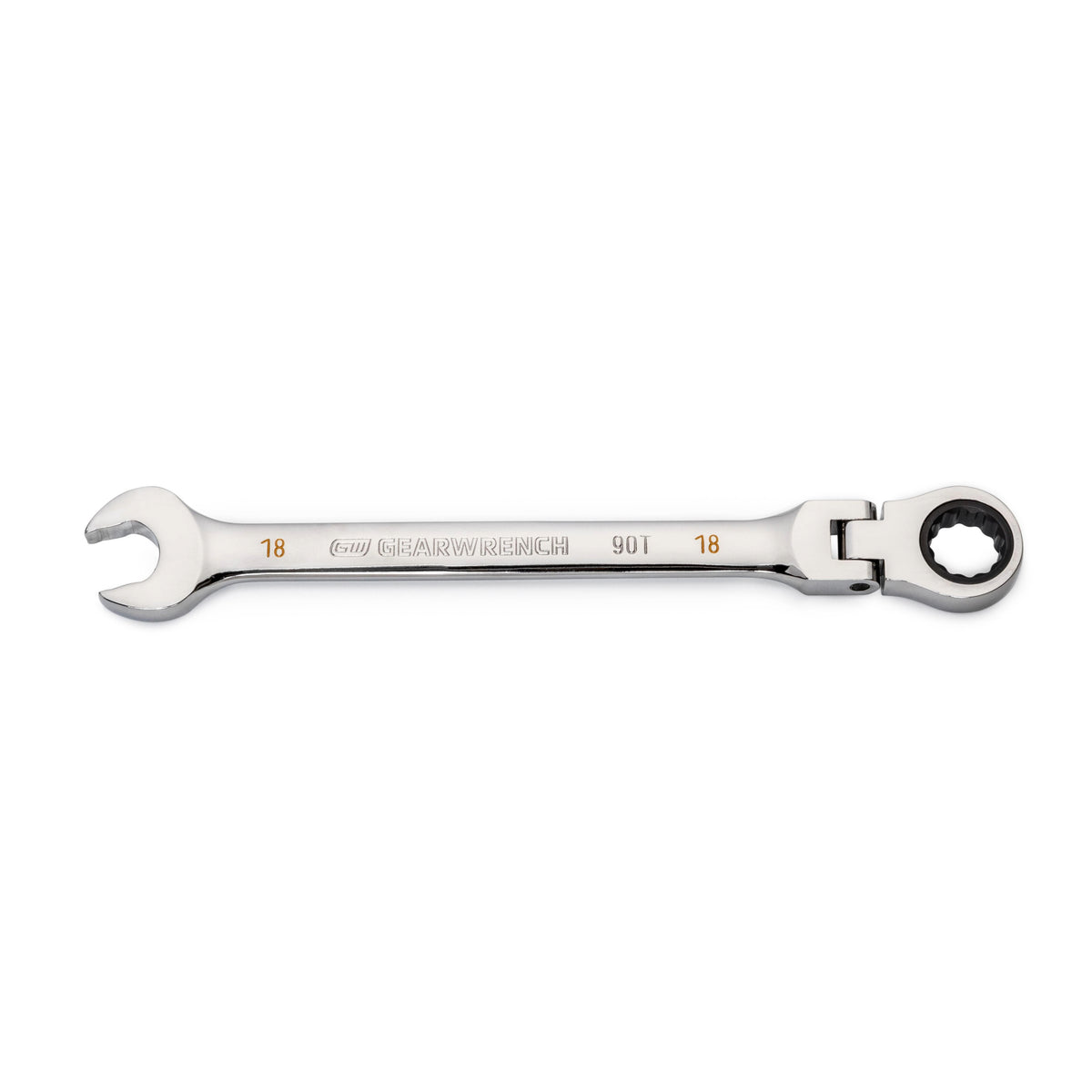 Gearwrench® 18mm 90-Tooth Flex Head Combination Ratcheting Wrench | Accent Tools