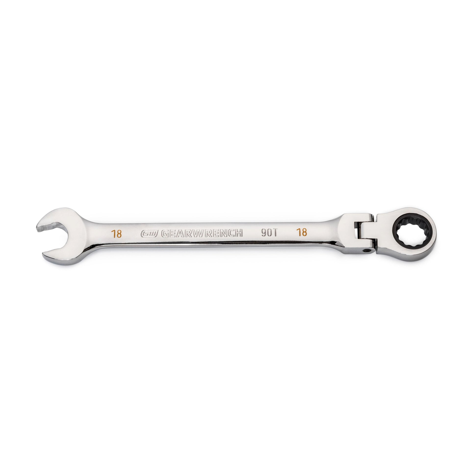Gearwrench® 18mm 90-Tooth Flex Head Combination Ratcheting Wrench | Accent Tools