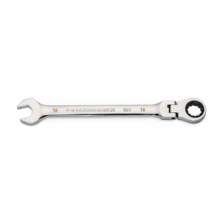 Gearwrench® 18mm 90-Tooth Flex Head Combination Ratcheting Wrench | Accent Tools