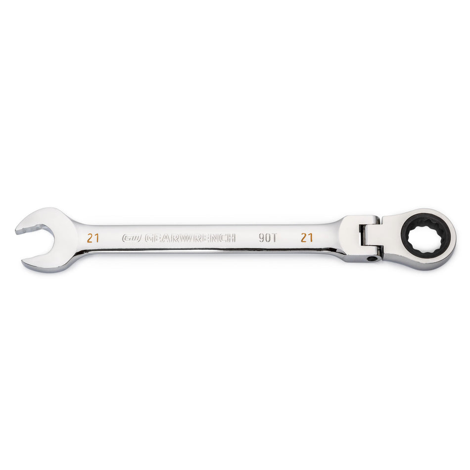 Gearwrench® 21mm 90-Tooth Flex Head Combination Ratcheting Wrench | Accent Tools