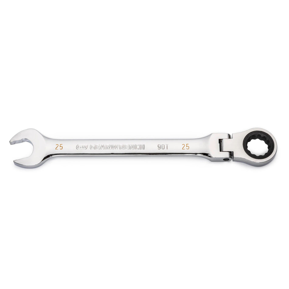 Gearwrench® 25mm 90-Tooth Flex Head Combination Ratcheting Wrench | Accent Tools