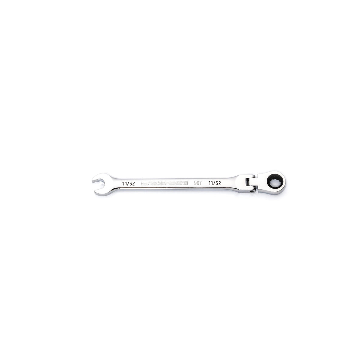 Gearwrench® 11/32in. 90-Tooth Flex Head Combination Ratcheting Wrench | Accent Tools