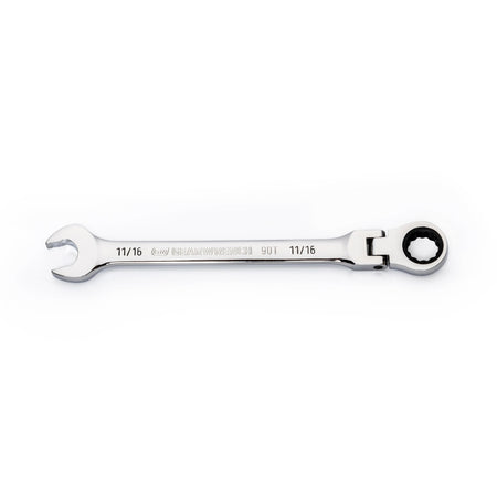 Gearwrench® 11/16in. 90-Tooth Flex Head Combination Ratcheting Wrench | Accent Tools