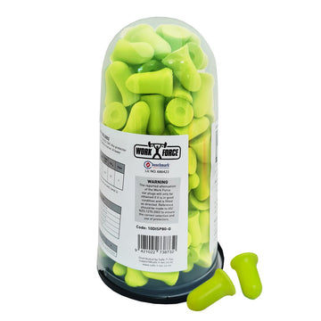 Earplug Dispencer, PK 80 Pairs, Green Bell Shape