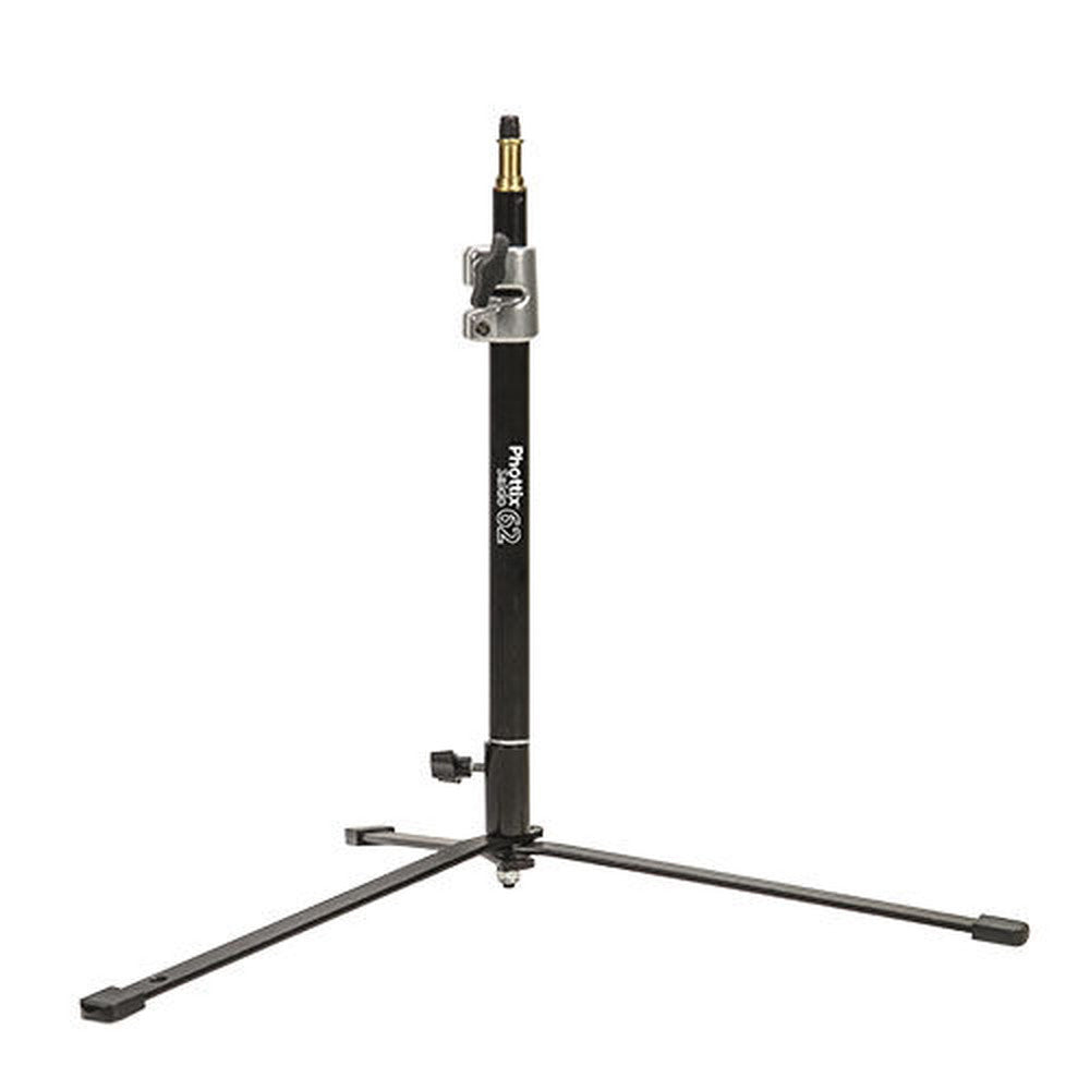 Phottix Saldo 62 Light Stand, Chrome & Black - 62Cm